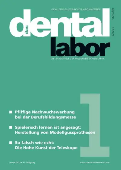 das dental labor, Ausgabe 2023/01