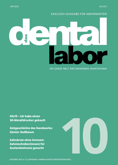 das dental labor, Ausgabe 2025/10