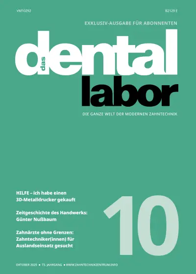 das dental labor, Ausgabe 2025/10