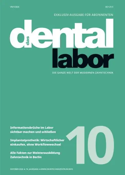 das dental labor, Ausgabe 2026/10